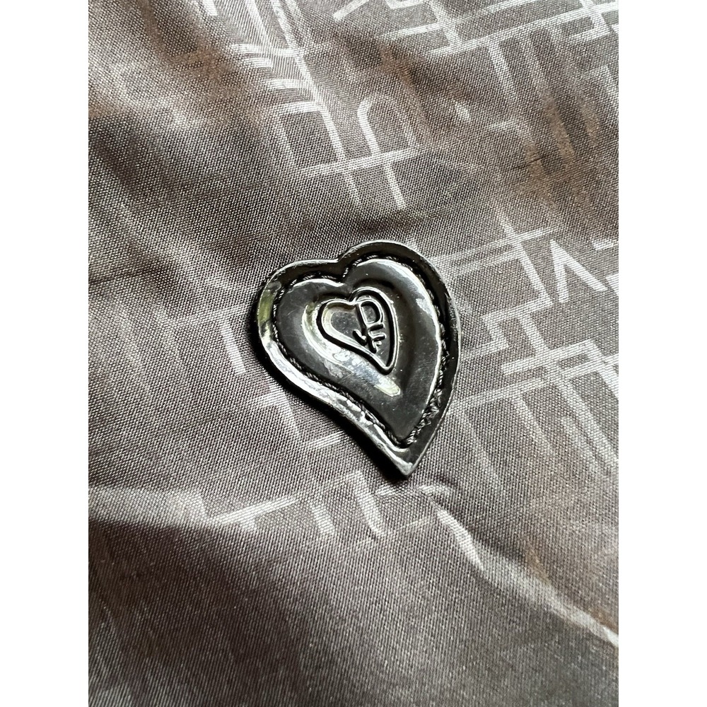 Diane Von Furstenberg DVF Pink Hearts Luggage Garment Bag Weekender Travel New - Picture 9 of 12